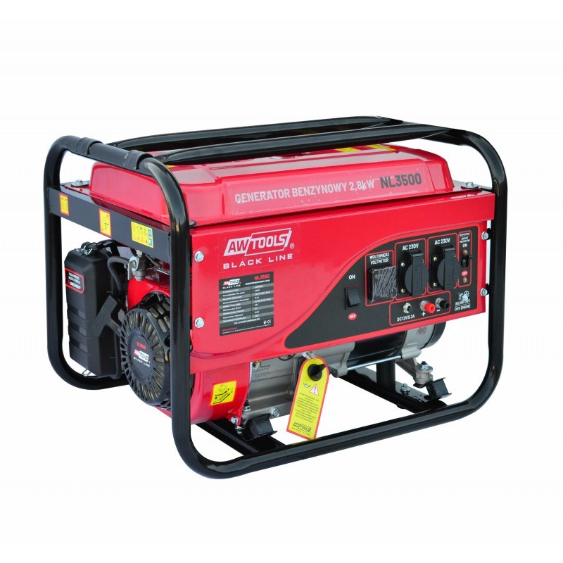 Benzinski generator AWTOOLS 2.8kW 230V BLACK LINE (crna)