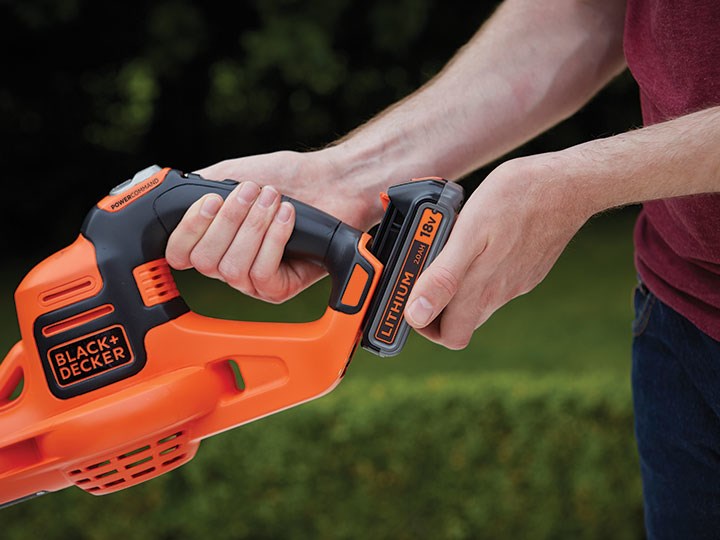 Black & Decker GWC1820PC cordless leaf blower 209 km/h Black,Orange-3