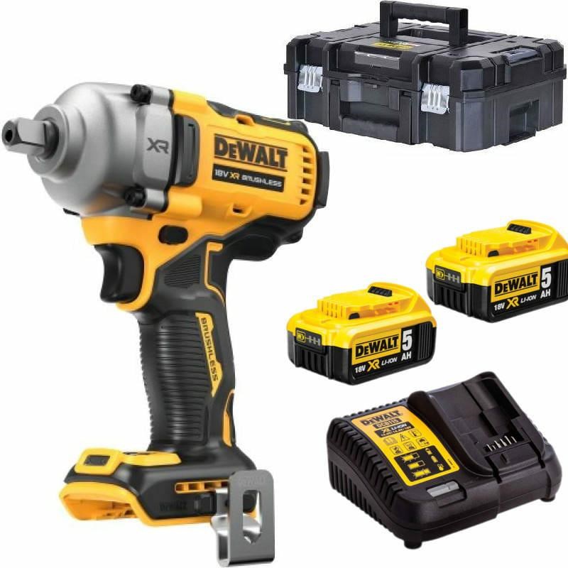 Ključ DEWALT XR18V 1/2'' 2xaku5,0ah, TSTAK-16