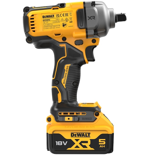 Ključ DEWALT XR18V 1/2'' 2xaku5,0ah, TSTAK-19