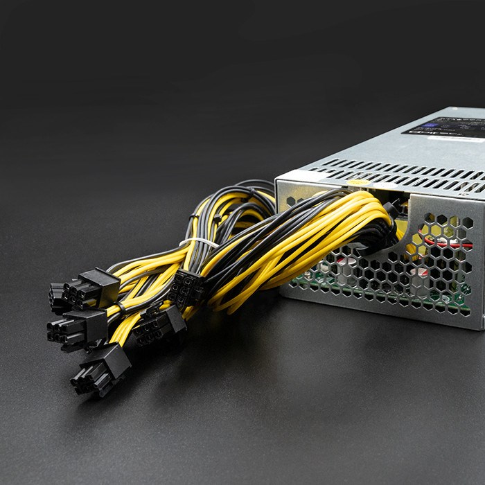 Napajanje QOLTEC 50177 (1600 W, 80 PLUS Gold, 10 x PCI-E 6P)-1