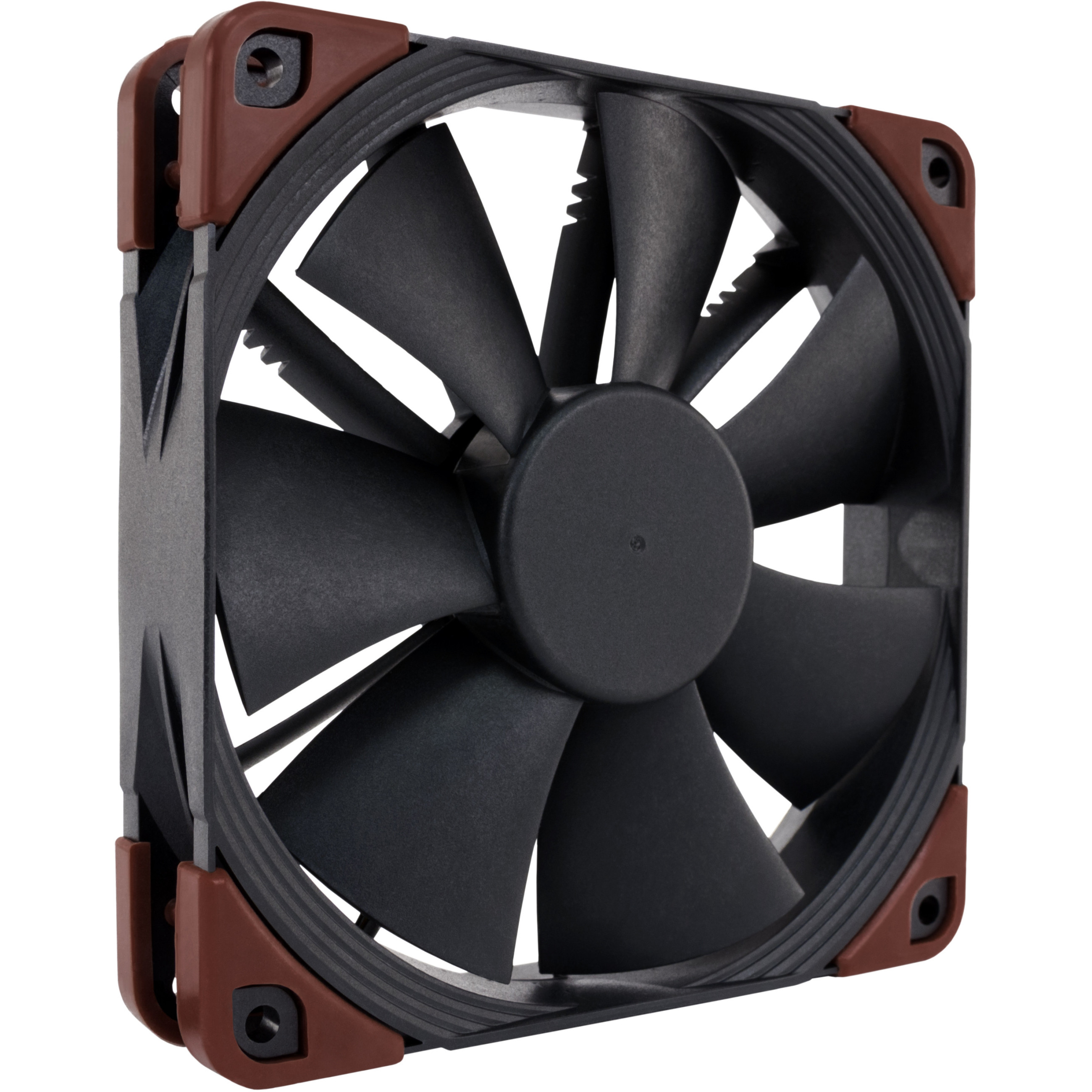 Ventilator za računalno kućište NOCTUA NF-F12 INDUSTRIALPPC-2000 IP67 PWM (12 cm, IP67, PWM, crna, smeđa)-0