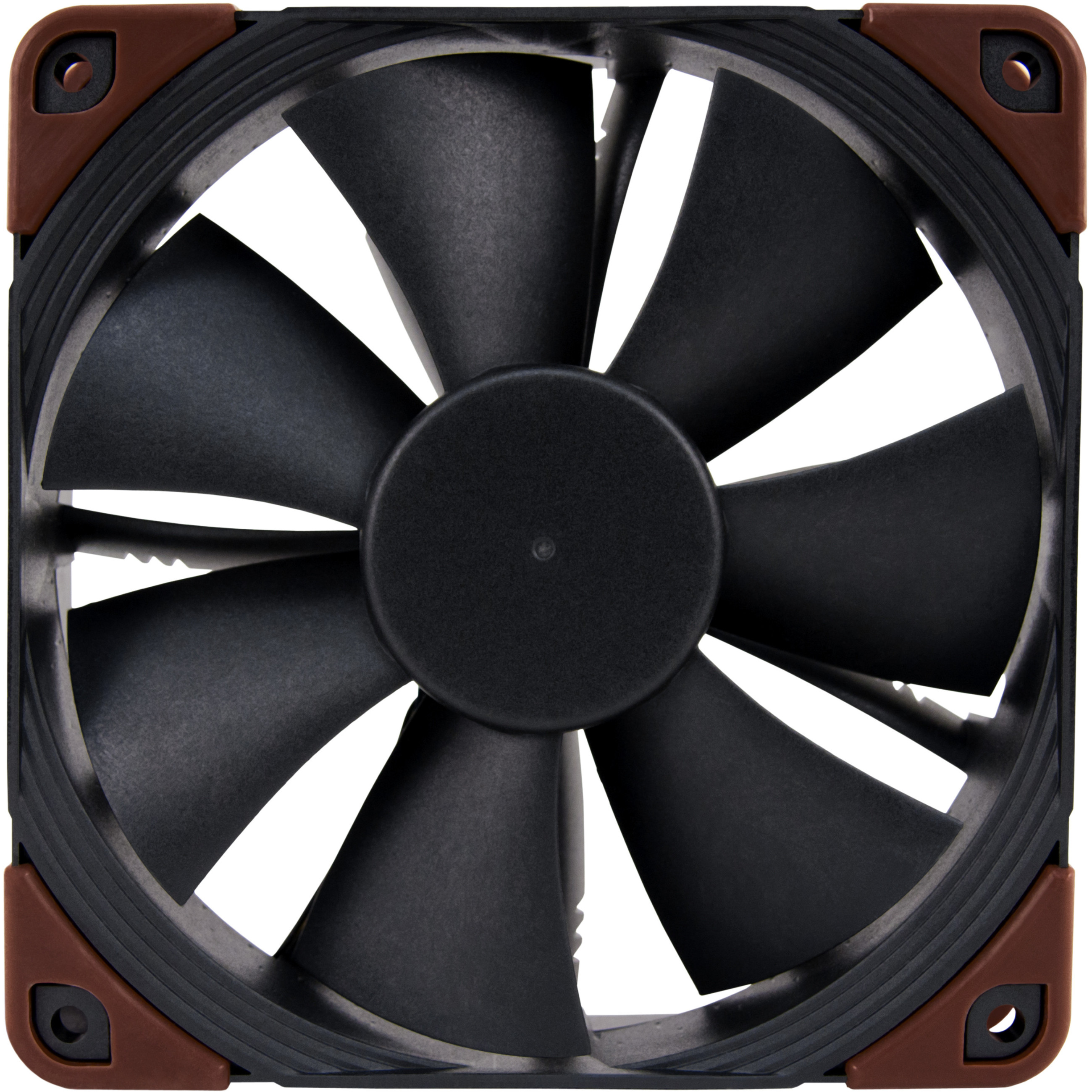 Ventilator za računalno kućište NOCTUA NF-F12 INDUSTRIALPPC-2000 IP67 PWM (12 cm, IP67, PWM, crna, smeđa)-1