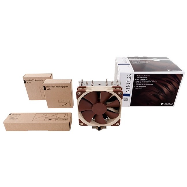 Hladnjak za procesor NOCTUA NH-U12S (12 cm, smeđa, nehrđajući čelik)-3