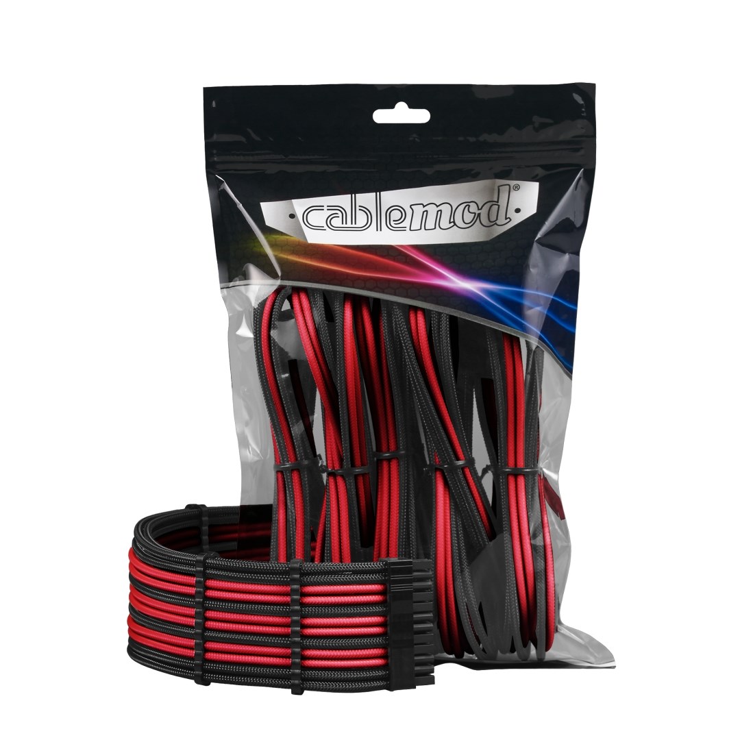 Kit za produženje kabela CableMod PRO ModMesh - crno/crveno-5