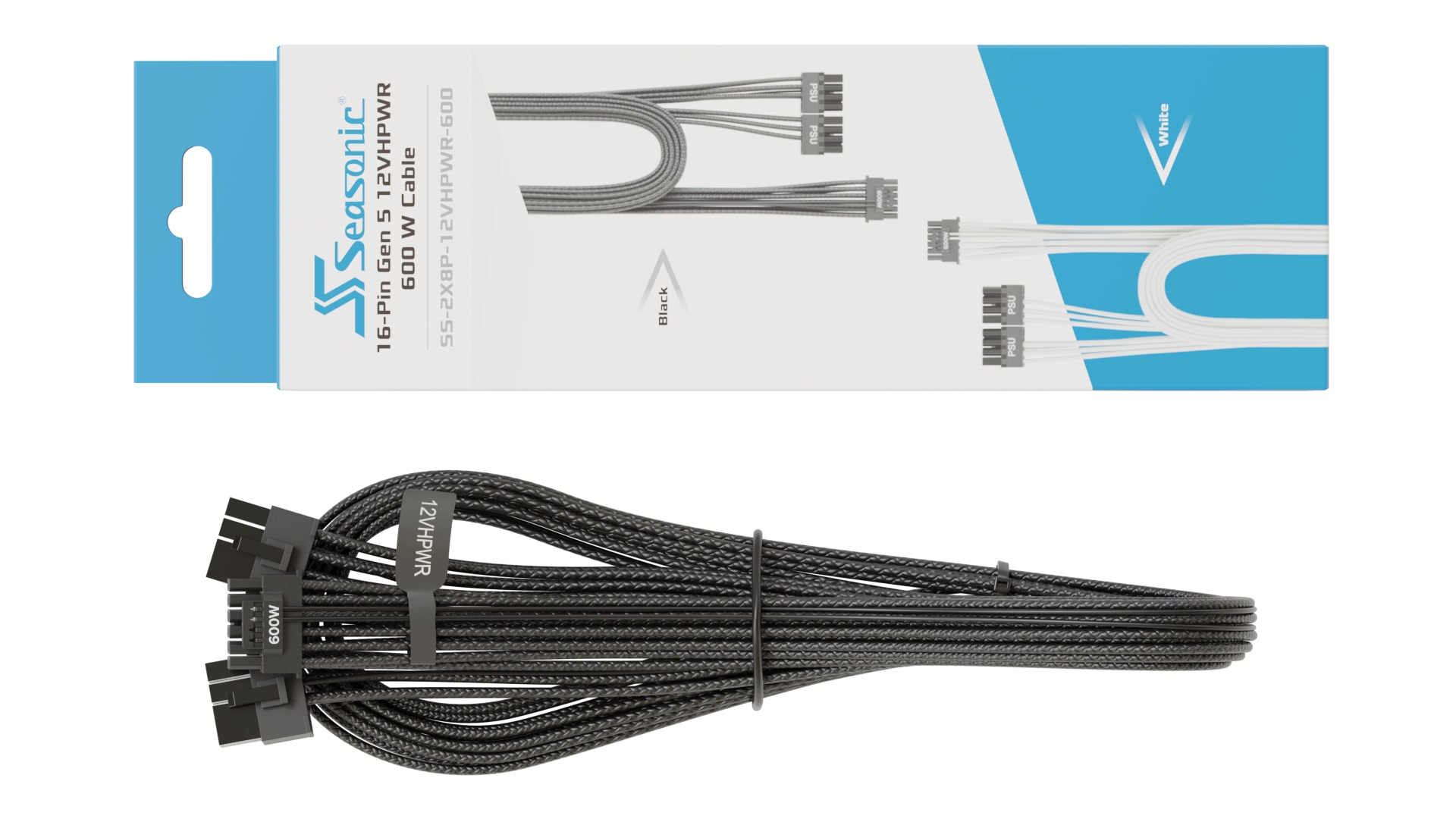 Adapterski kabel SEASONIC 12VHPWR PCIe 5.0 (crni)-4