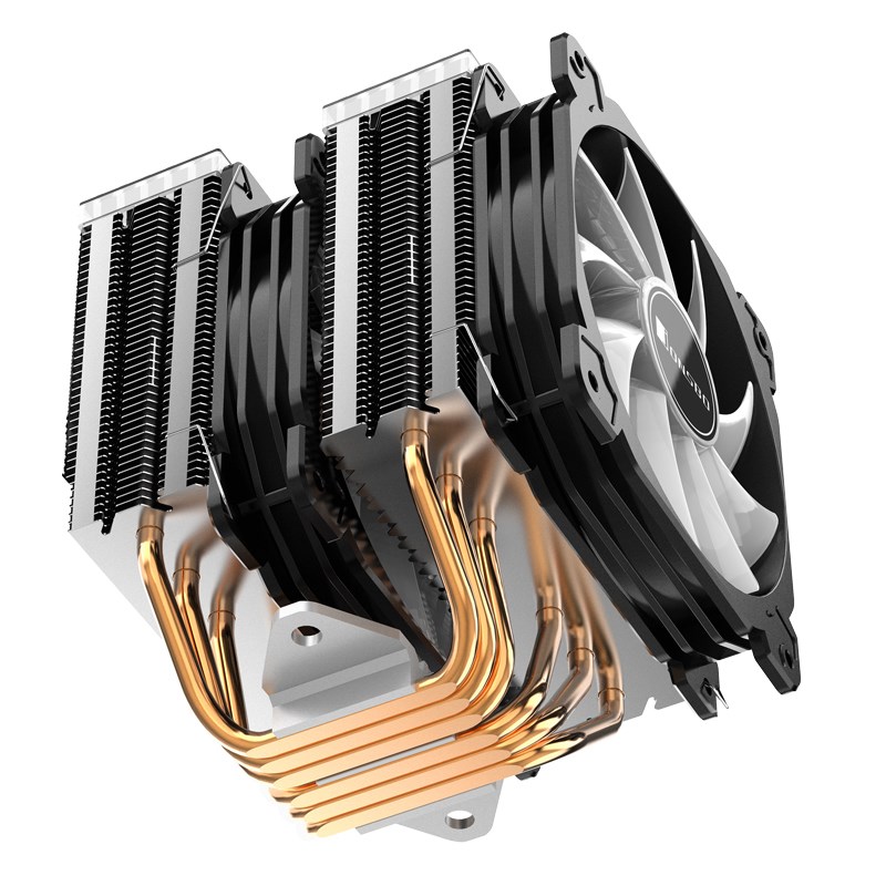 CPU Cooler JONSBO CR-2000 GT (Dual Tower, ARGB, 2x 120mm, crna)-12