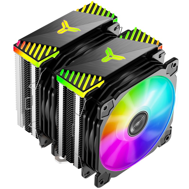 CPU Cooler JONSBO CR-2000 GT (Dual Tower, ARGB, 2x 120mm, crna)-1