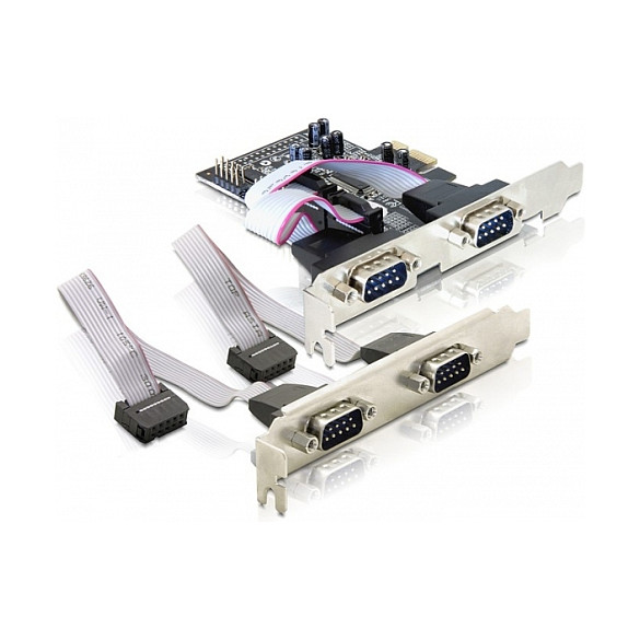 PCI Express kartica DELOCK 4 x serijski RS-232 port (89178)-0