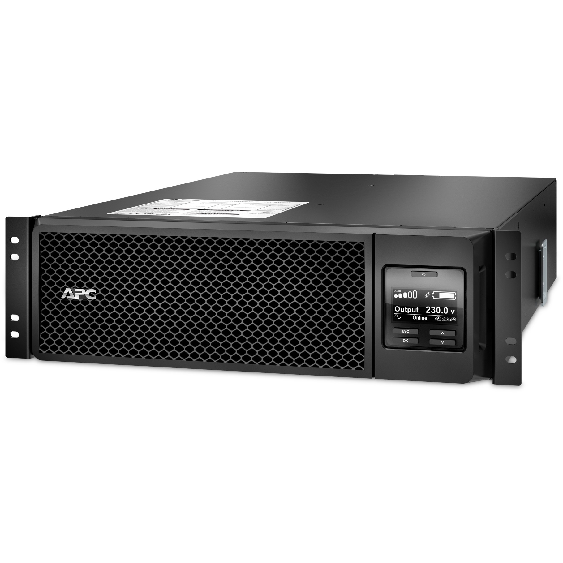 Napajanje APC SMART-UPS On-Line 5 kVA (4500 W, 10 AC outlet(s), 3U, crna boja)