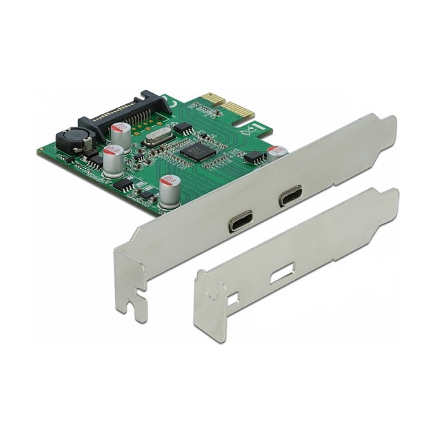 Delock PCIe 2.0 kartica sa 2x USB-C 3.2 Gen 1 porta-0