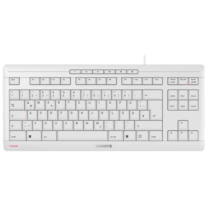 Tipkovnica CHERRY STREAM KEYBOARD TKL Corded – internacionalna non HR tipkovnica