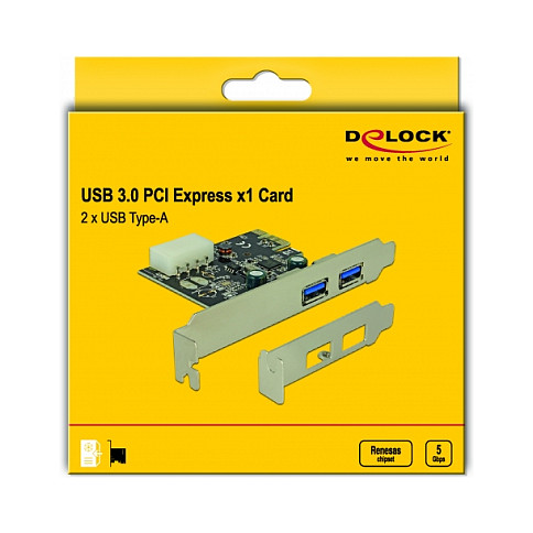 Delock PCIe kartica na 2x USB 3.2 Gen 1 interna (89243)-3