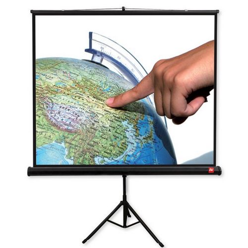 Projekcijsko platno AVTEK TRIPOD Pro 180 (11, 180 x 180 cm, ručni pogon, bijelo)-0