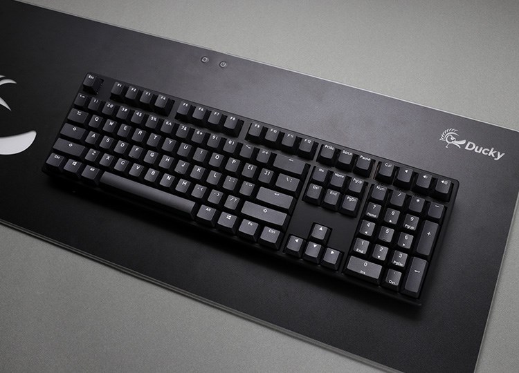 Gaming tipkovnica DUCKY Origin (Cherry MX Speed Silver, USB Type-C, QWERTZ, 108 tipki, crna) - Njemački layout-7