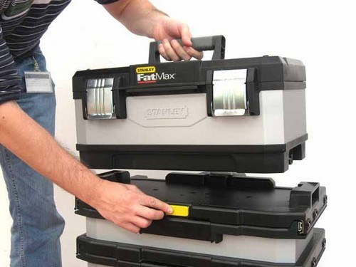 Stanley 1-95-622 small parts/tool box Metal, Plastic Black, Grey-6
