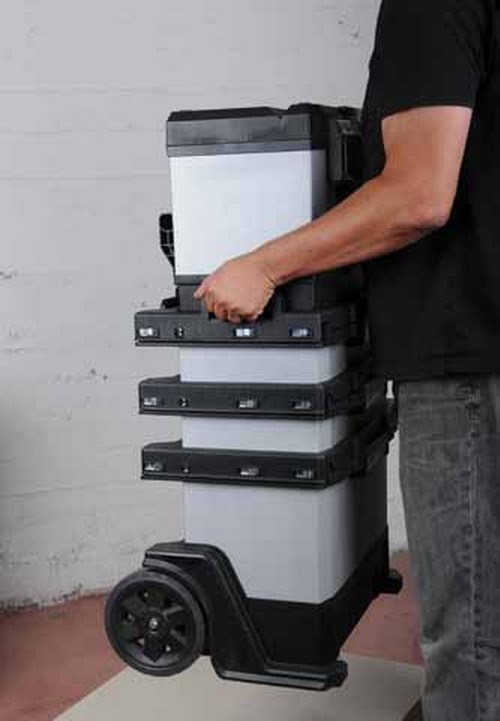 Stanley 1-95-622 small parts/tool box Metal, Plastic Black, Grey-10
