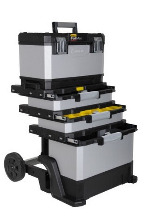 Stanley 1-95-622 small parts/tool box Metal, Plastic Black, Grey-2