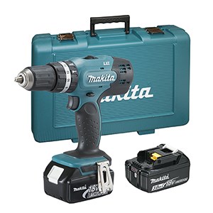 Bušilica MAKITA DHP453RFE (bez ključa, 1.8 kg, crna, plava)