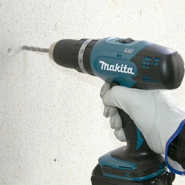 Bušilica MAKITA DHP453RFE (bez ključa, 1.8 kg, crna, plava)-1