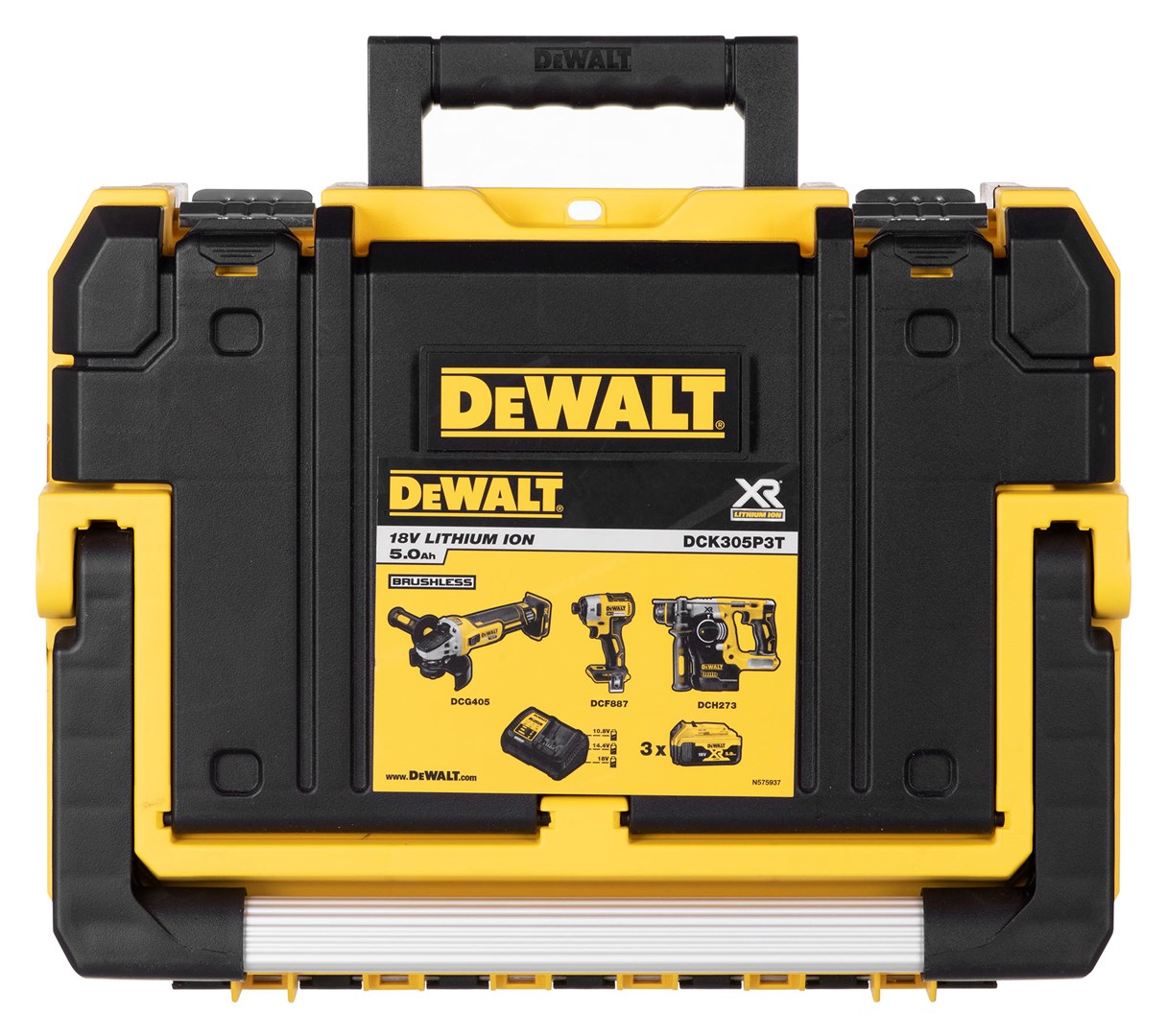 POWER TOOL COMBO KIT DEWALT DCK305P3T (DCF887+DCH273+DCG405)-26