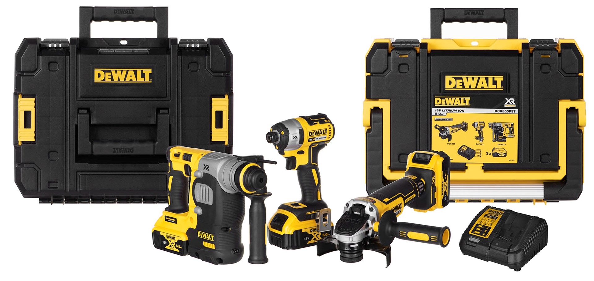 POWER TOOL COMBO KIT DEWALT DCK305P3T (DCF887+DCH273+DCG405)-28