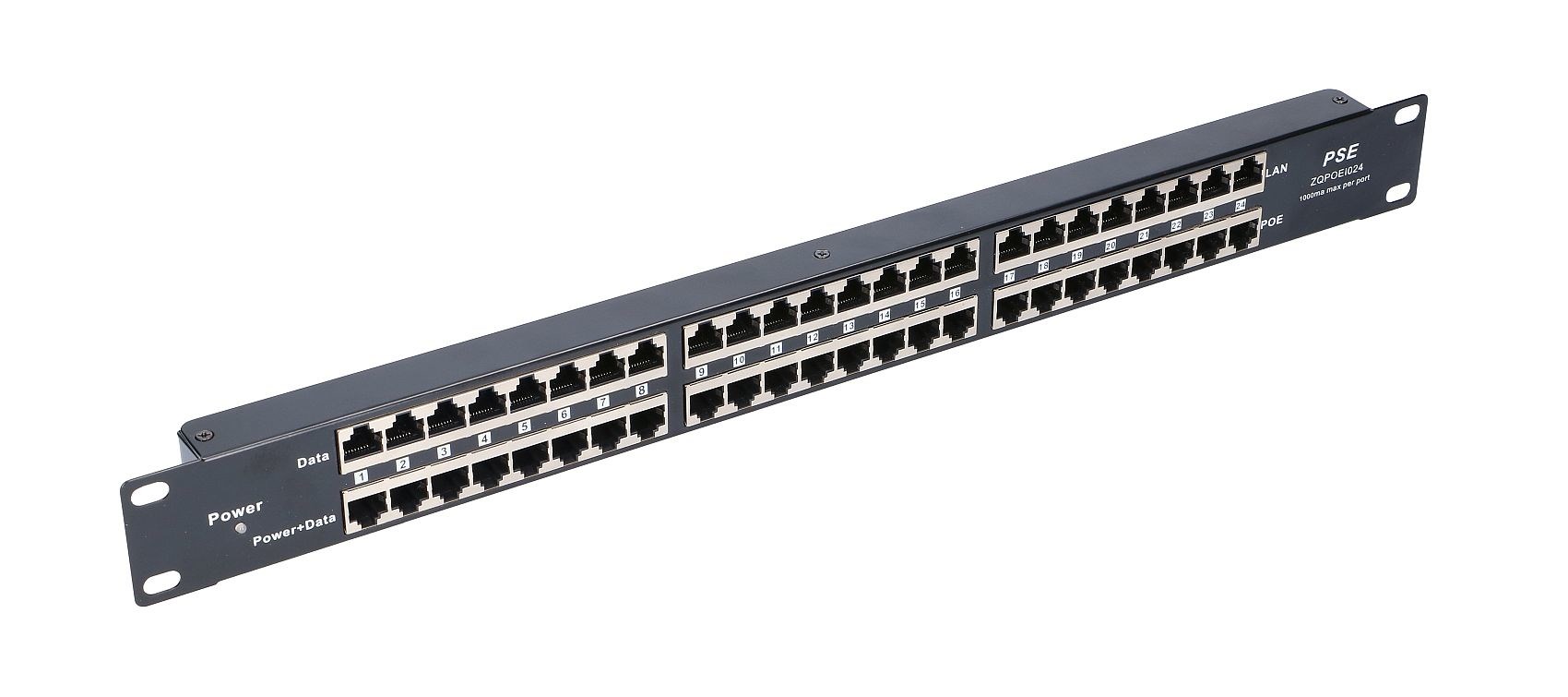 PoE injektor EXTRALINK EX.2015 (24 porta 10/100 Mbit/s, rack 19", 1U)-4