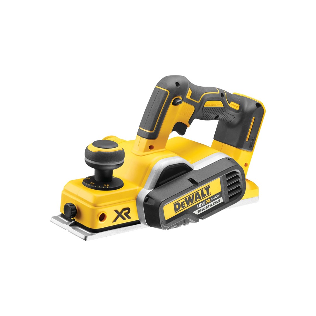 Ručni električni hobler DEWALT DCP580N-XJ (15000 RPM, širina hoblanja do 8,2 cm, težina 2,5 kg, crna/žuta boja)-0