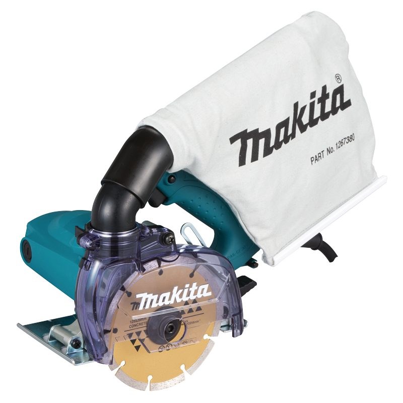 Rezačica za kamen i beton MAKITA 4100KB (1400W, 125mm, vrećica za prašinu)-0