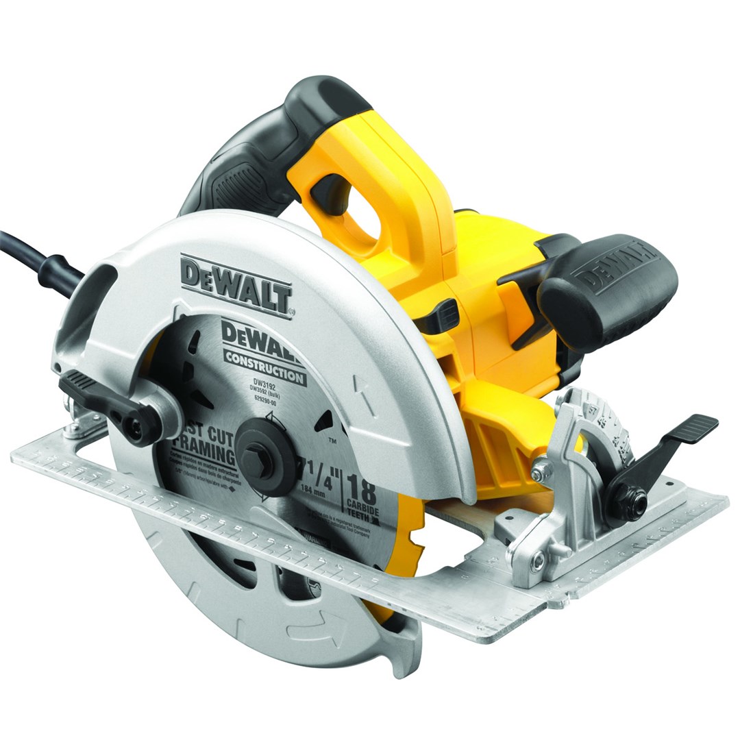Kružna pila DEWALT DWE575K (19 cm, 5200 RPM, 1600 W, dubina rezanja 90° 6.7 cm, težina 4 kg)