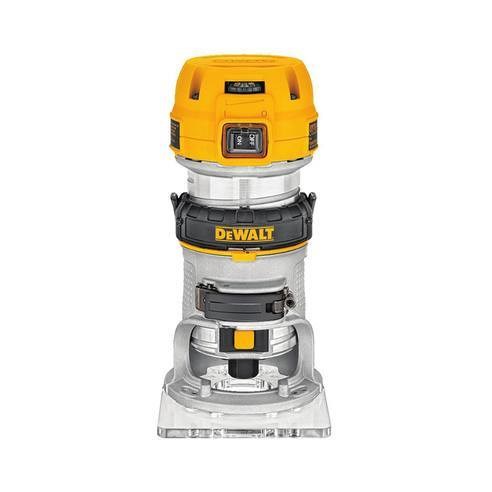 Router/Trimmer DEWALT D26200-QS (Crna, Nehrđajući čelik, Žuta, 27000 RPM, 900 W)