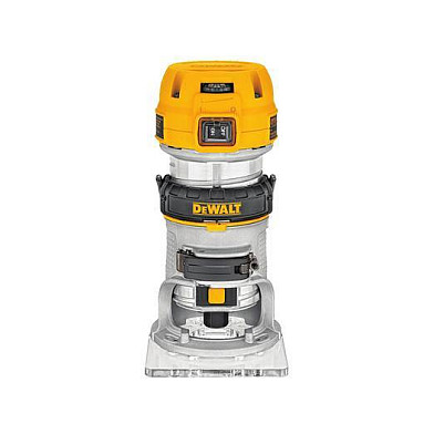 Router/Trimmer DEWALT D26200-QS (Crna, Nehrđajući čelik, Žuta, 27000 RPM, 900 W)-0