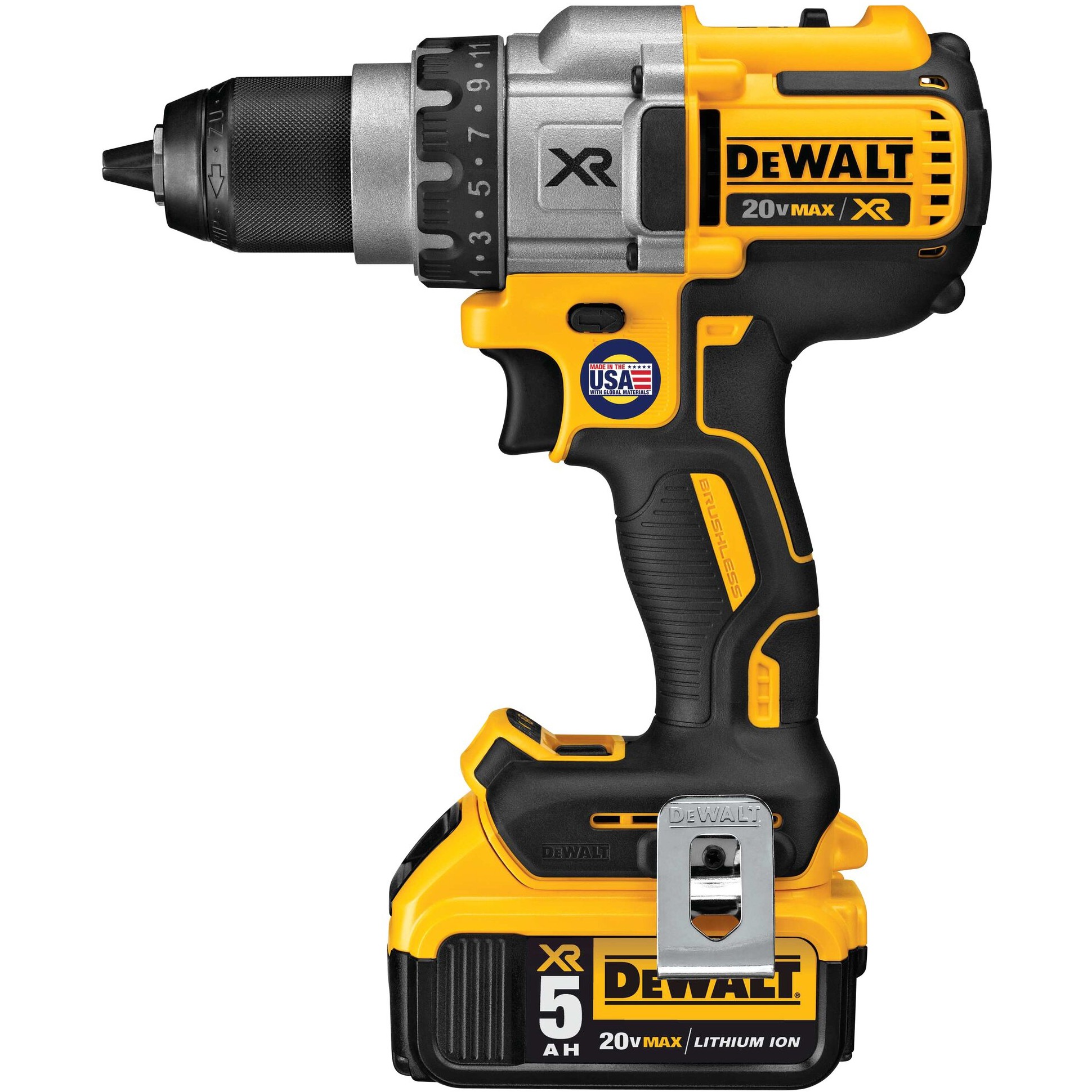 Bušilica DEWALT DCD991P2 (Crna, Siva, Žuta, 2000 RPM)-0