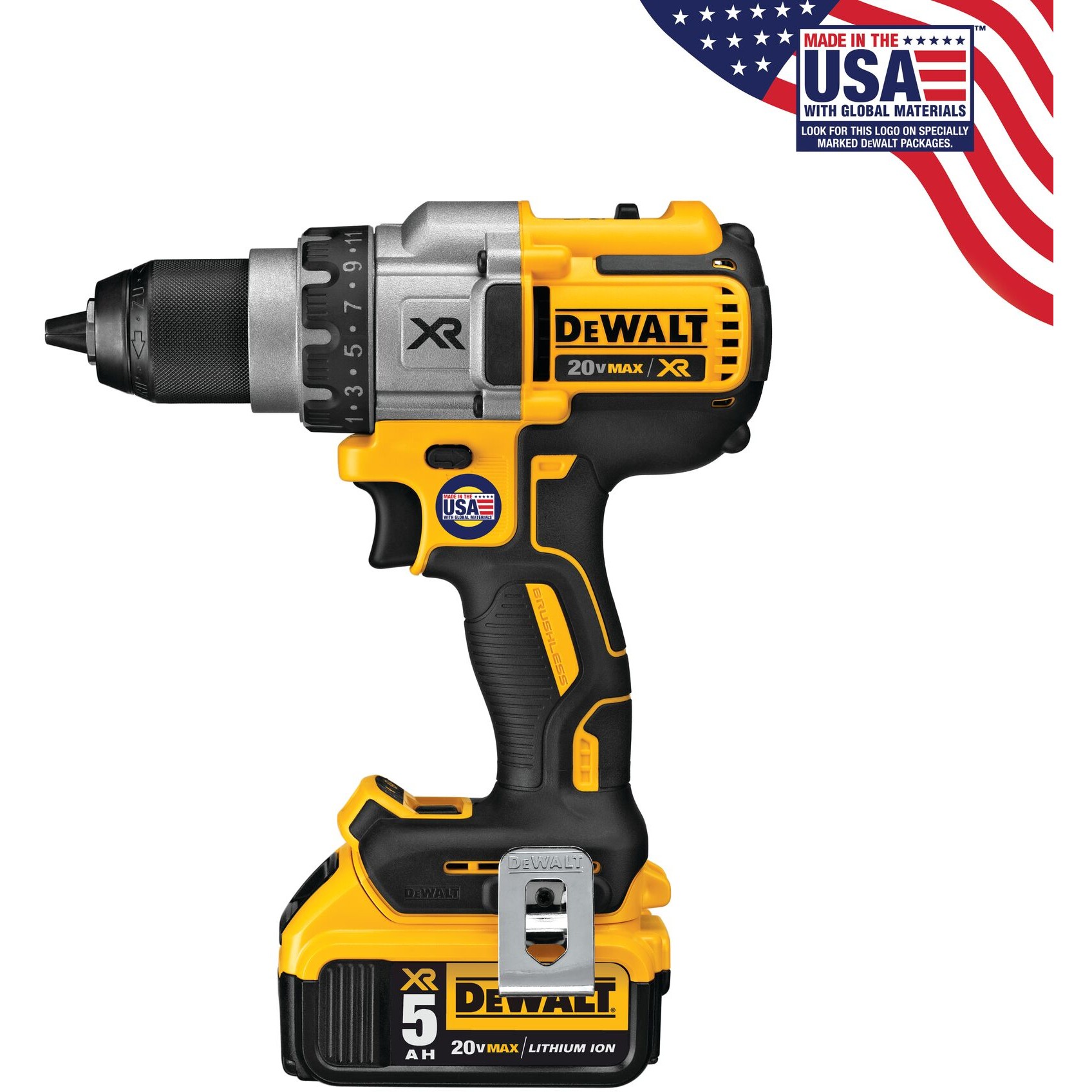 Bušilica DEWALT DCD991P2 (Crna, Siva, Žuta, 2000 RPM)-2