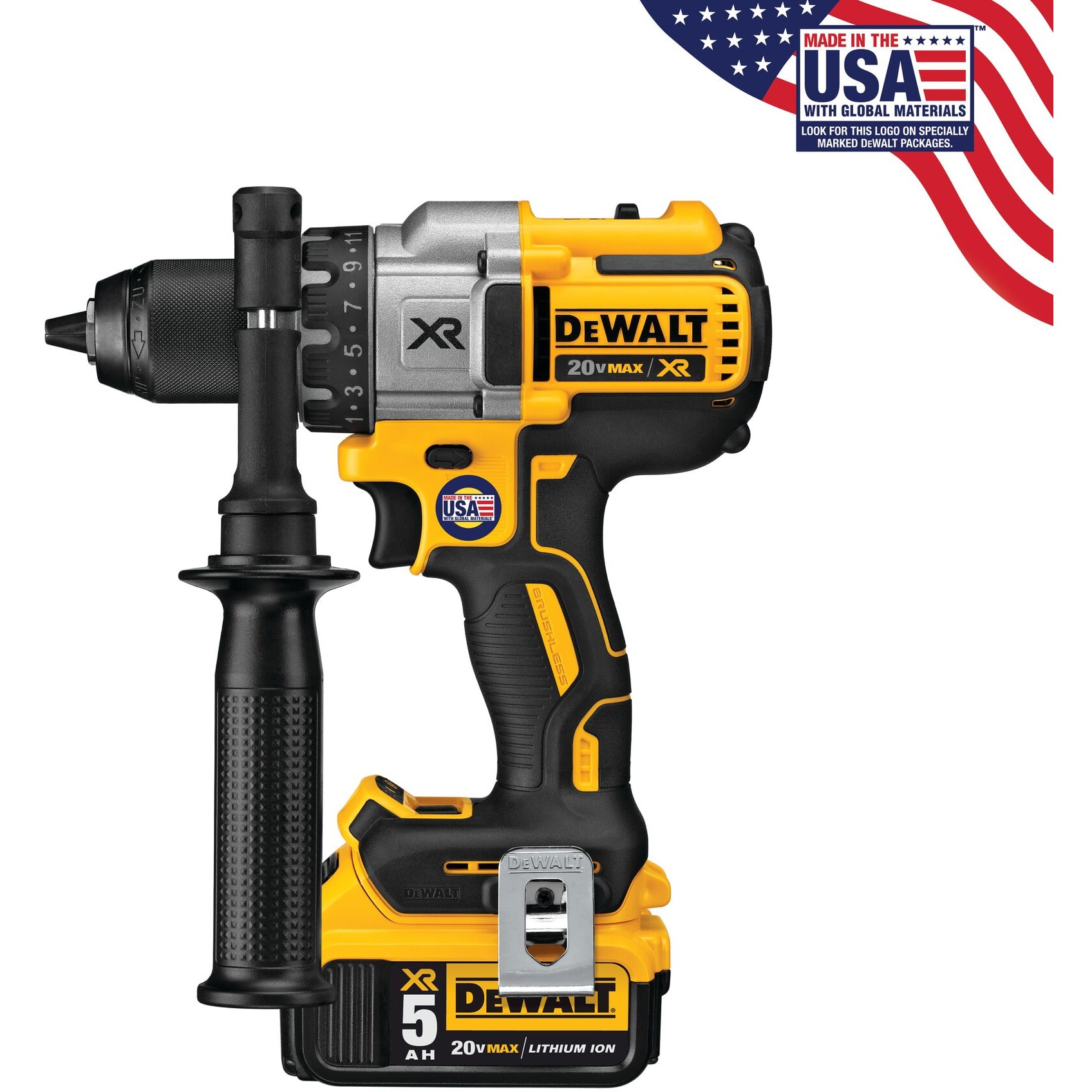 Bušilica DEWALT DCD991P2 (Crna, Siva, Žuta, 2000 RPM)-3
