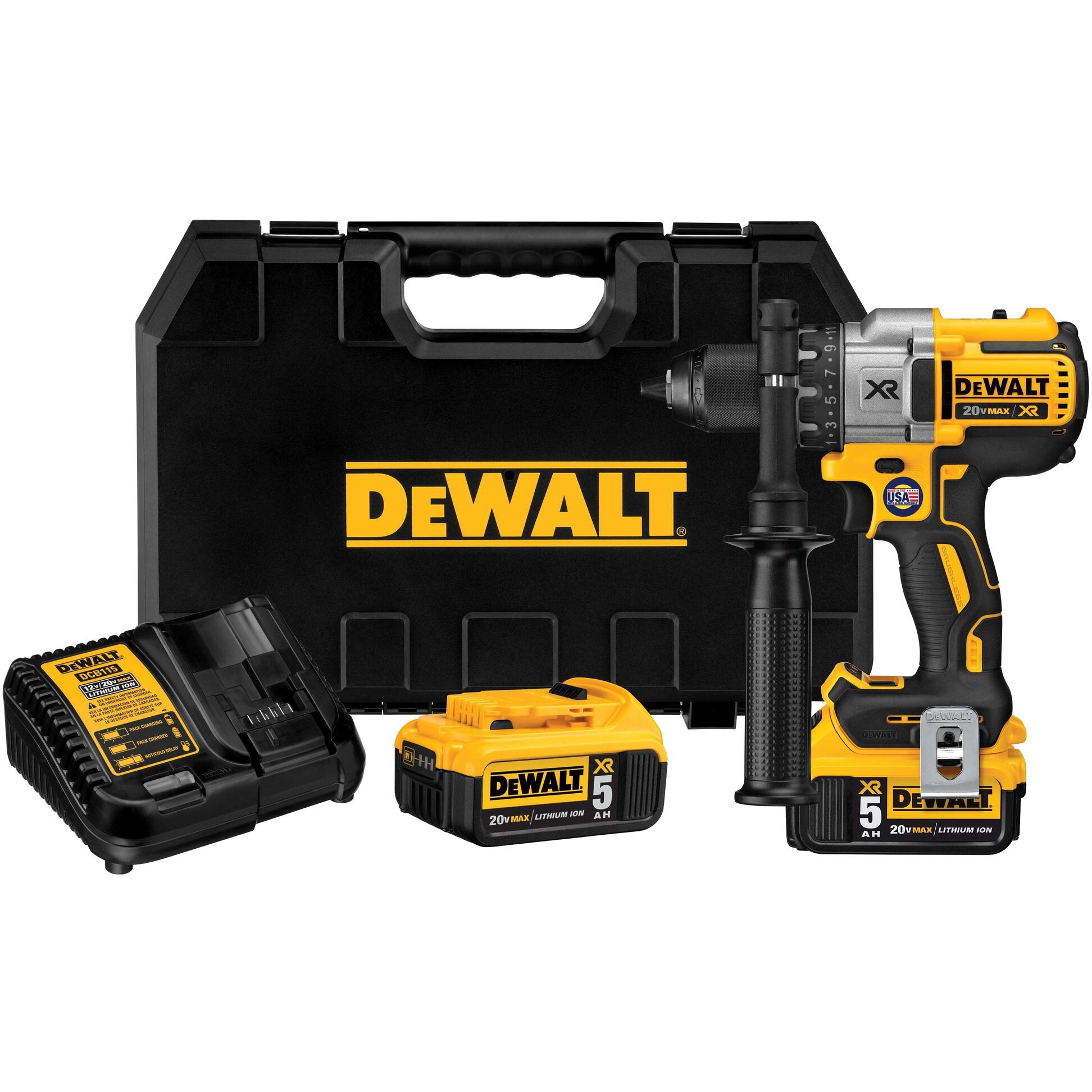Bušilica DEWALT DCD991P2 (Crna, Siva, Žuta, 2000 RPM)-10