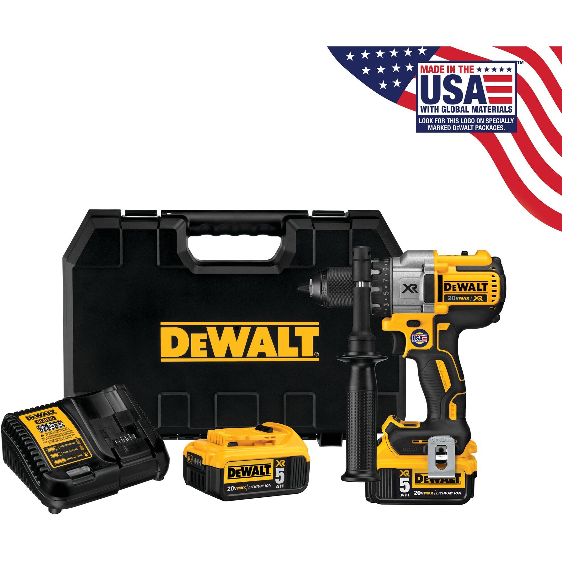Bušilica DEWALT DCD991P2 (Crna, Siva, Žuta, 2000 RPM)-11