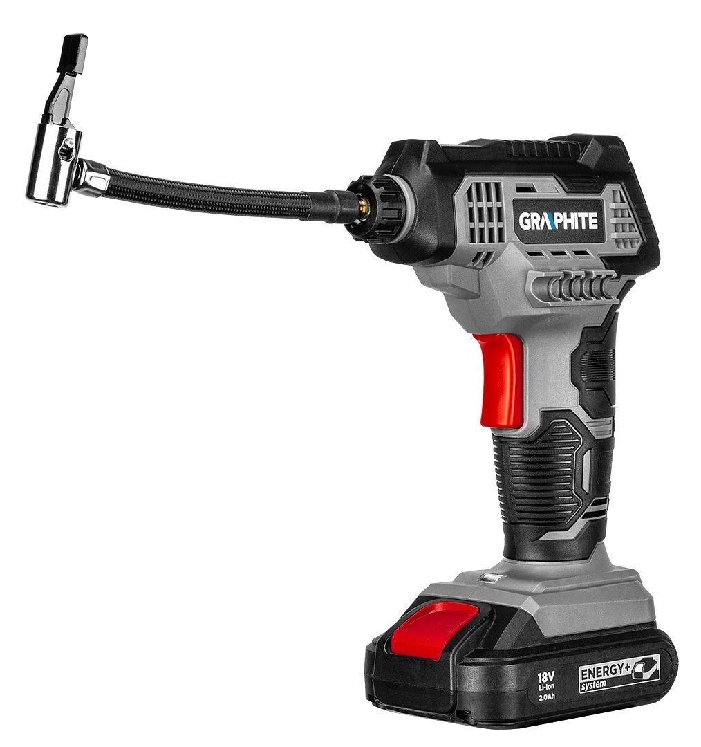 Kompresor Graphite Energy+ 18V (LCD zaslon, bez baterije)-0