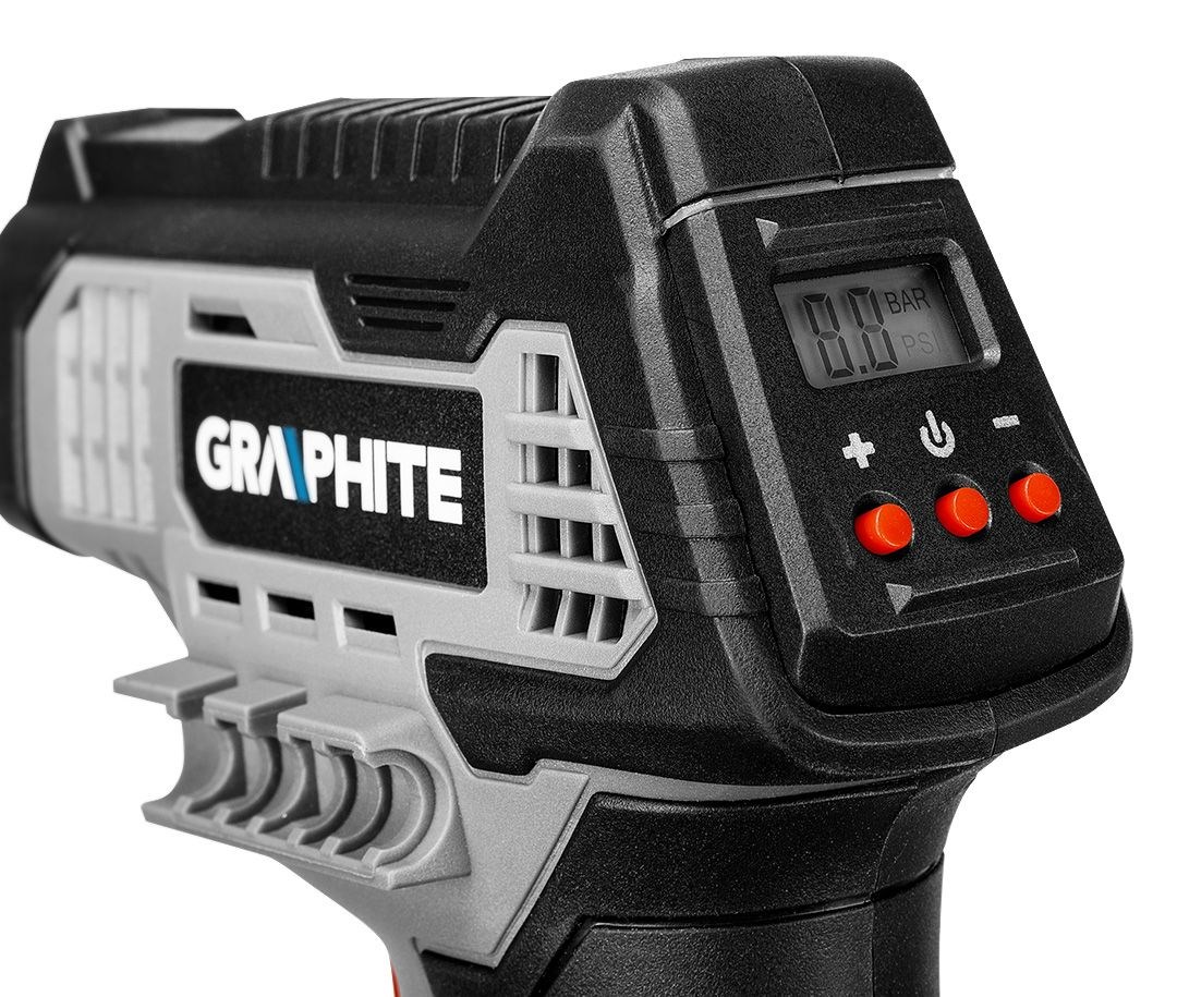 Kompresor Graphite Energy+ 18V (LCD zaslon, bez baterije)-2