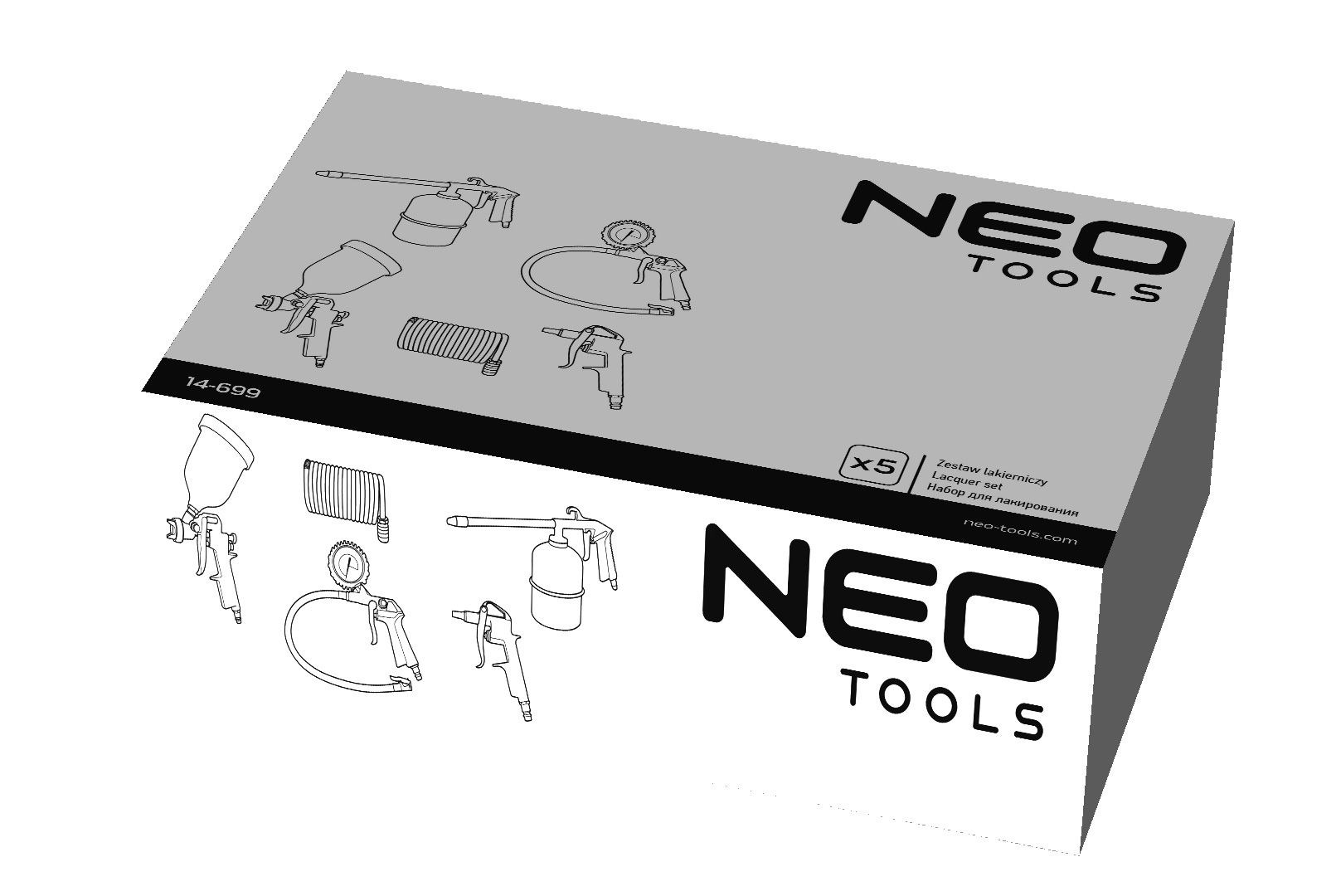 Pneumatski udarni odvijač NEO TOOLS 14-699 (1/2", 1500 Nm, Twin Hammer)-0