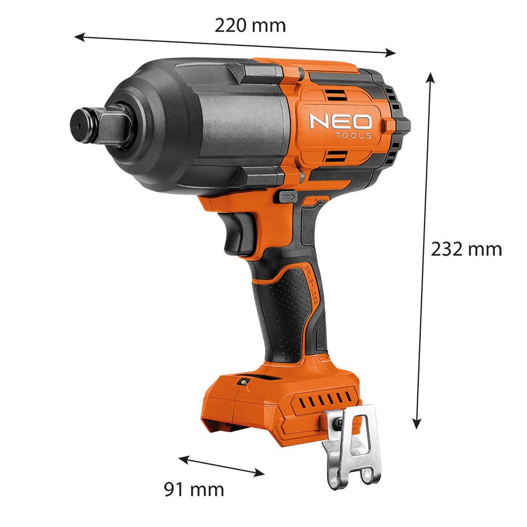 Impact wrench 1100Nm Battery Energy+ 18V-6