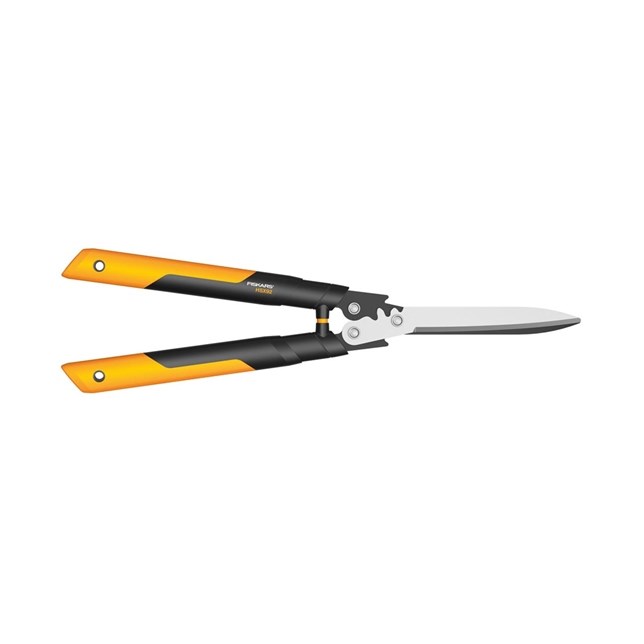Škare za živicu FISKARS PowerGear X HSX92 (630 mm, ravni nož, neklizajući premaz, aluminijske ručke)-0