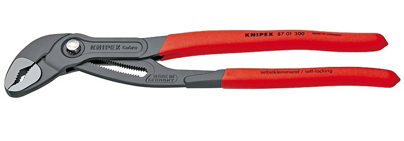 Klješta KNIPEX Cobra 87 01 300 (dužina 300 mm, 30 pozicija, maksimalna veličina matice 6 cm, maksimalni promjer cijevi 7 cm)