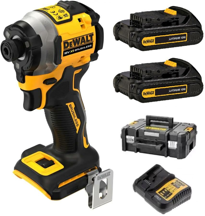 Udarni odvijač DEWALT 18V, 3 brzine, 208Nm, 2x2Ah baterija (u koferu)-6