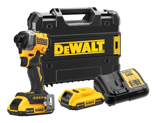 Udarni odvijač DEWALT 18V, 3 brzine, 208Nm, 2x2Ah baterija (u koferu)-5
