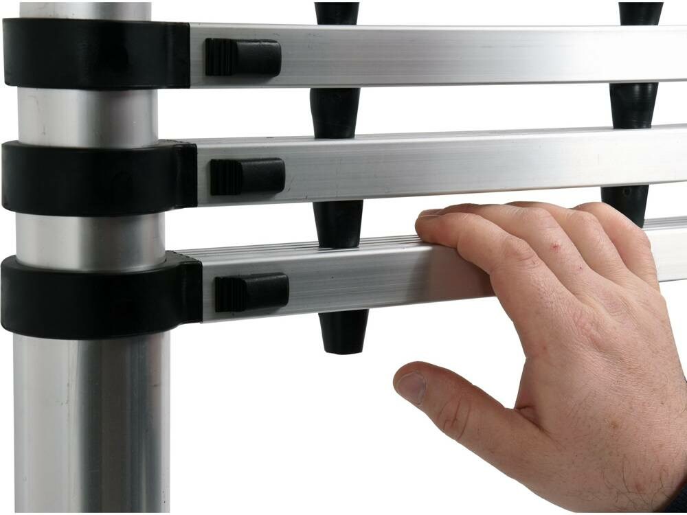 Teleskopske ljestve VOREL 83050, aluminijske, 3.8 m, 13 prečki-10