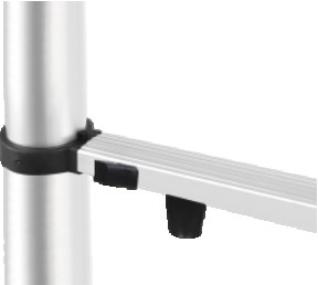 Teleskopske ljestve VOREL 83050, aluminijske, 3.8 m, 13 prečki-6