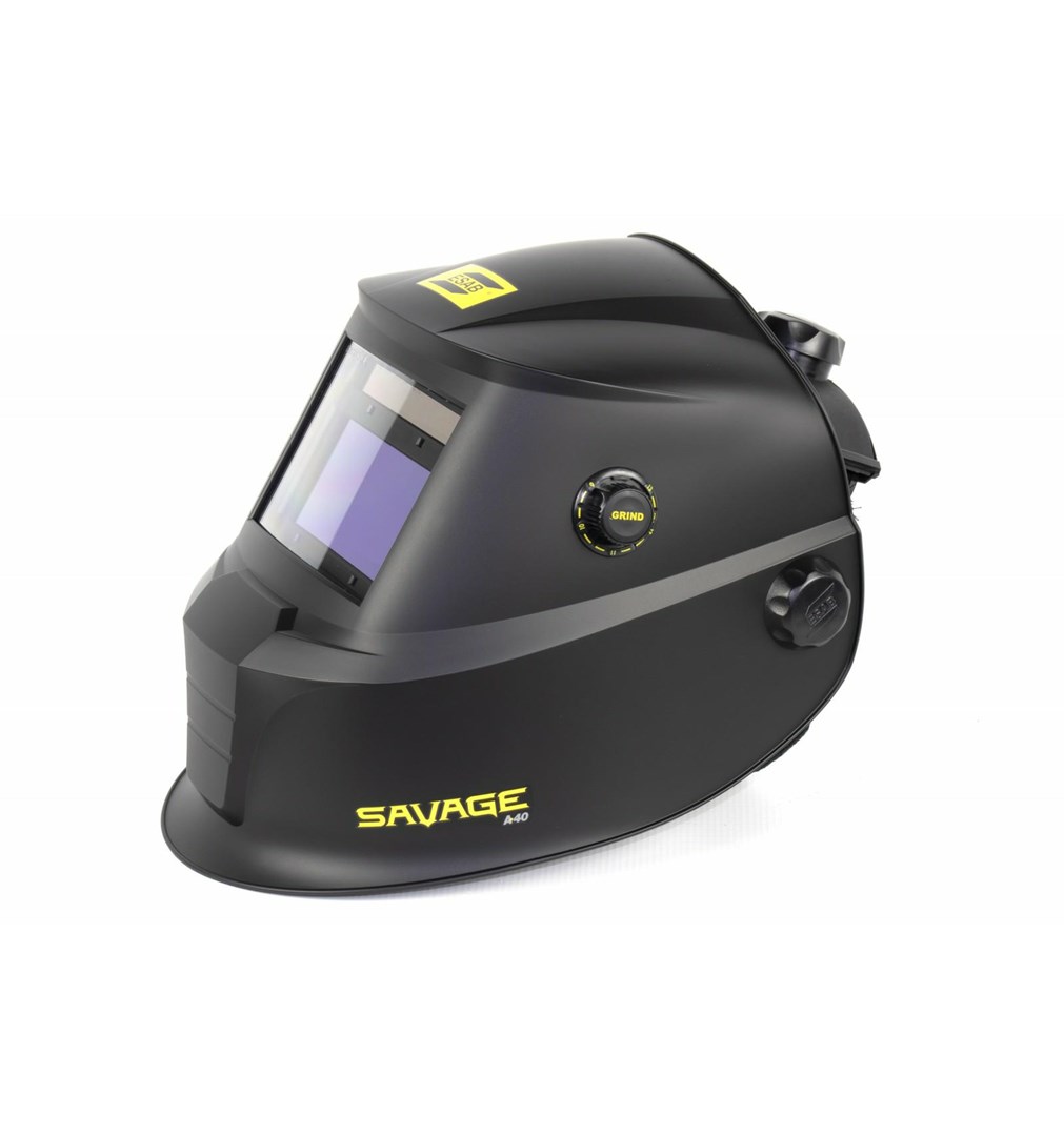 Zavarivačka kaciga ESAB model SAM. SAVAGE A40 (crna, raspon zatamnjenja 9-13)-0
