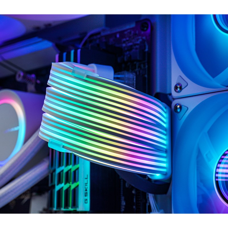 PC svjetlosni kabel JONSBO, GPU - 2x 8-Pin (Bijeli, dubina 300 mm, struja 0.81 A, potrošnja 4.05 W)-4