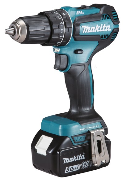 Bušilica MAKITA DHP485RF3J (18 V, 50 N·m, 2 brzine, 3 baterije, BLDC motor)-0